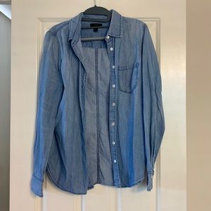 J. Crew women denim button up size 10